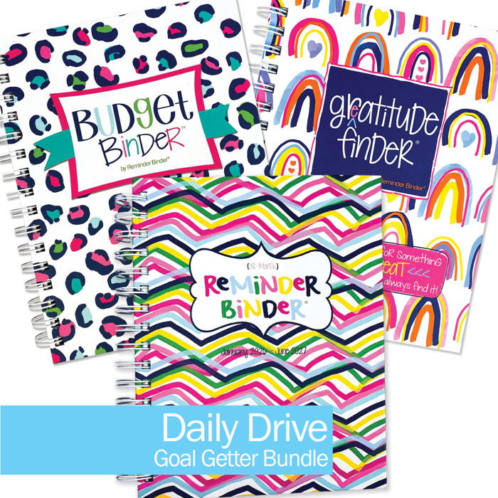 NEW! 2026 Goal Getter Bundle | Reminder Binder® Planner, Gratitude Finder® Journal and Budget Binder™