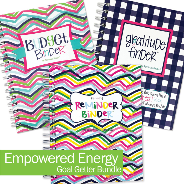 NEW! 2026 Goal Getter Bundle | Reminder Binder® Planner, Gratitude Finder® Journal and Budget Binder™