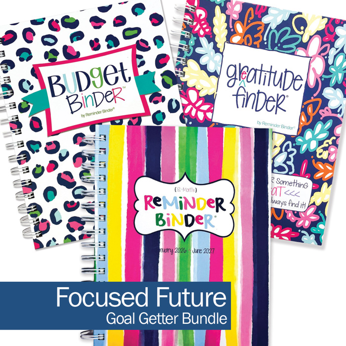 NEW! 2026 Goal Getter Bundle | Reminder Binder® Planner, Gratitude Finder® Journal and Budget Binder™