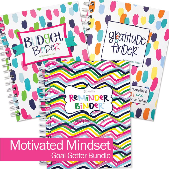 NEW! 2026 Goal Getter Bundle | Reminder Binder® Planner, Gratitude Finder® Journal and Budget Binder™