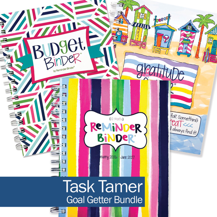 NEW! 2026 Goal Getter Bundle | Reminder Binder® Planner, Gratitude Finder® Journal and Budget Binder™
