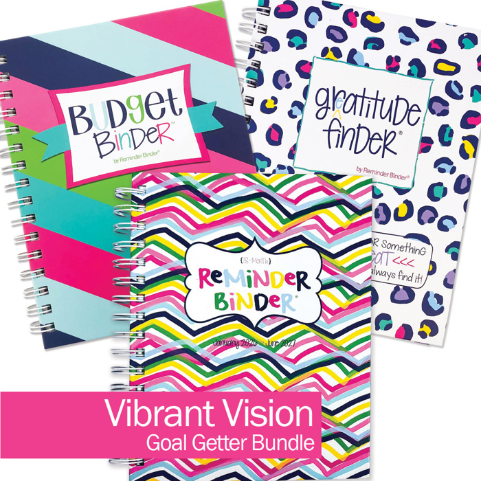 NEW! 2026 Goal Getter Bundle | Reminder Binder® Planner, Gratitude Finder® Journal and Budget Binder™