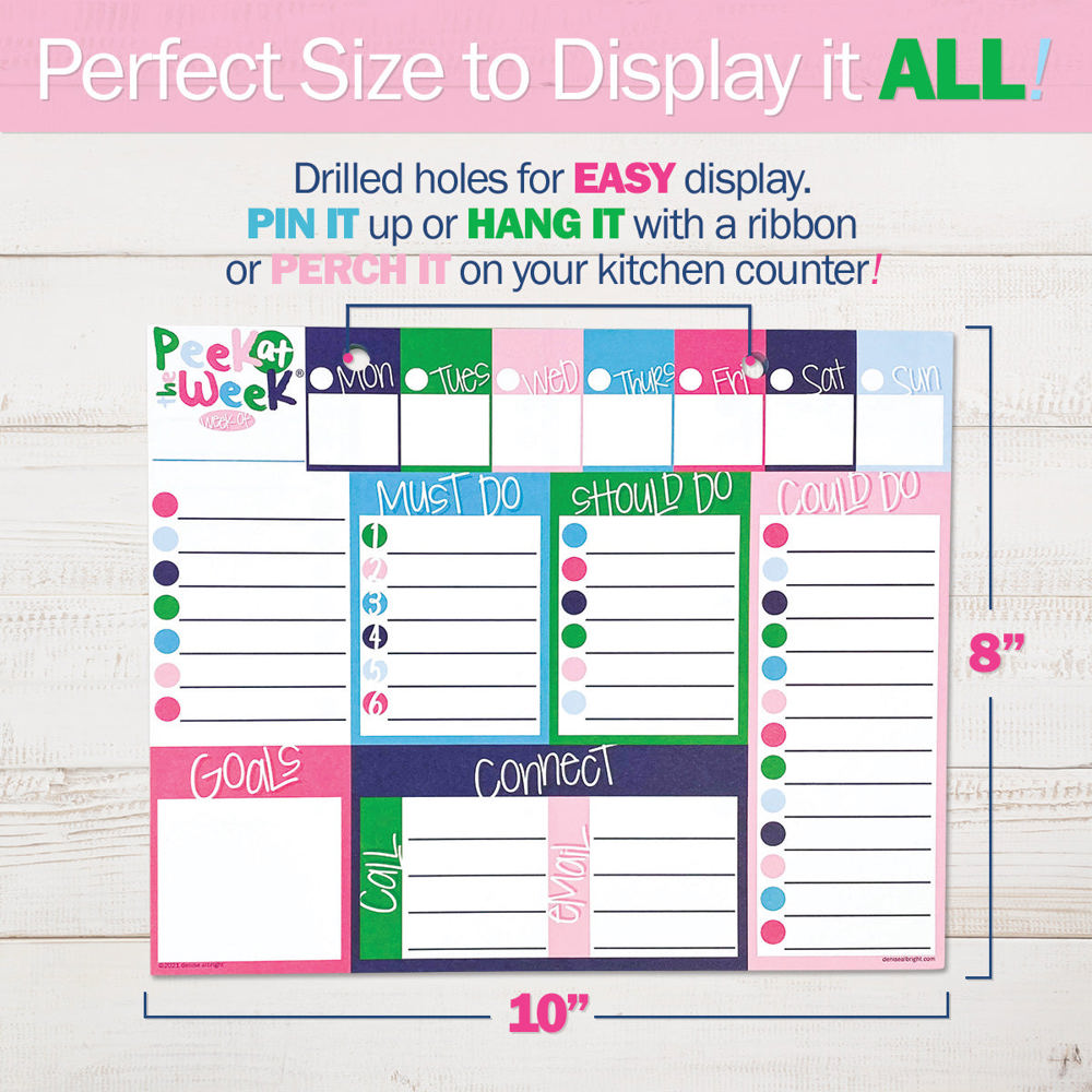 Plan Your Way Bundle | Daily & Weekly Planner Pads