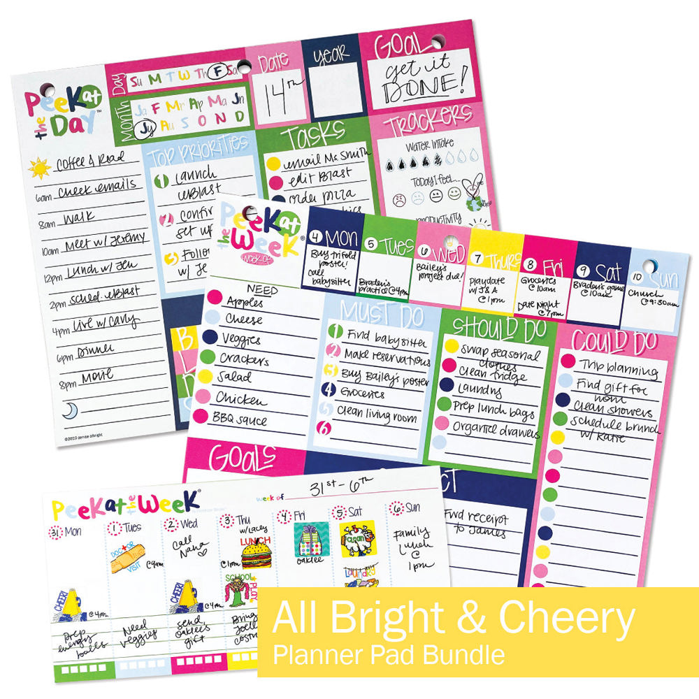 Plan Your Way Bundle | Daily & Weekly Planner Pads