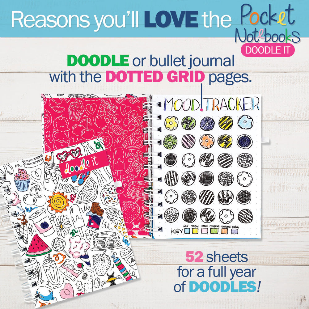 Pocket Notebooks Bundle of 3 | List, Plan, Doodle