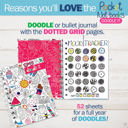 Geo/Poppin Pinwheels/Sweets & Treats Pocket Notebooks Bundle of 3 | List, Plan, Doodle