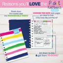 Geo /Simply Brilliant/RainBoho Pocket Notebooks Bundle of 3 | List, Plan, Doodle