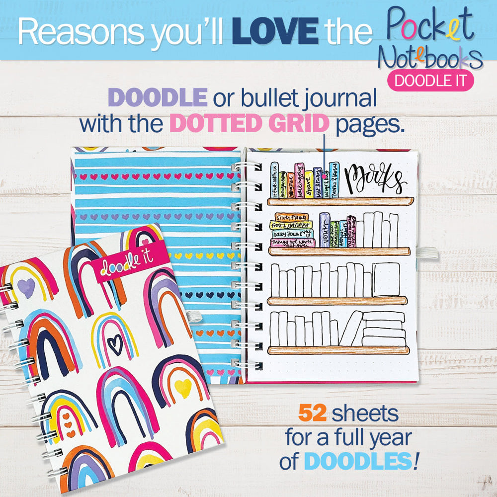 Pocket Notebooks Bundle of 3 | List, Plan, Doodle