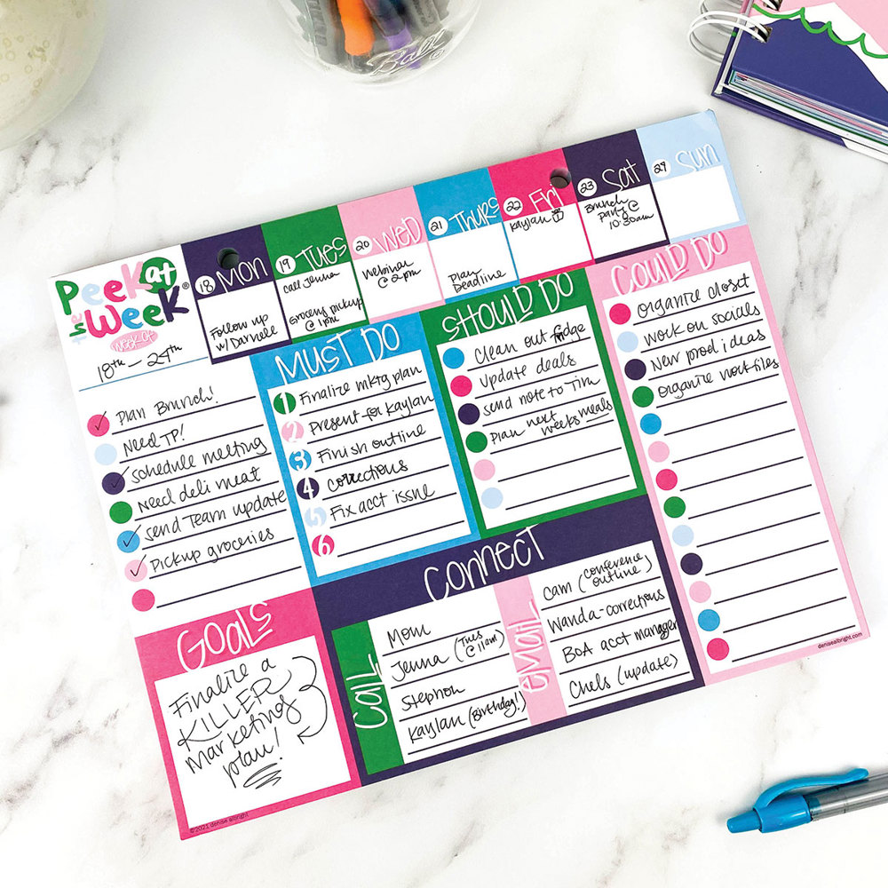 Family Command Center | Weekly Planner Pads Bundle