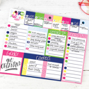  Family Command Center | Weekly Planner Pads Bundle