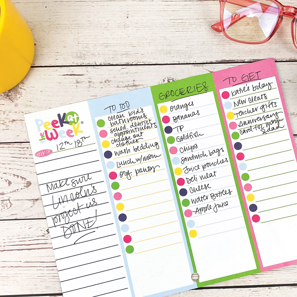 Family Command Center | Weekly Planner Pads Bundle