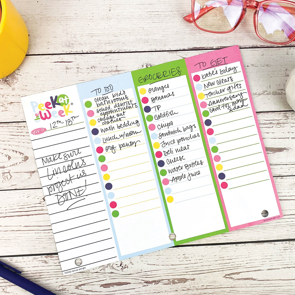 Family Command Center | Weekly Planner Pads Bundle