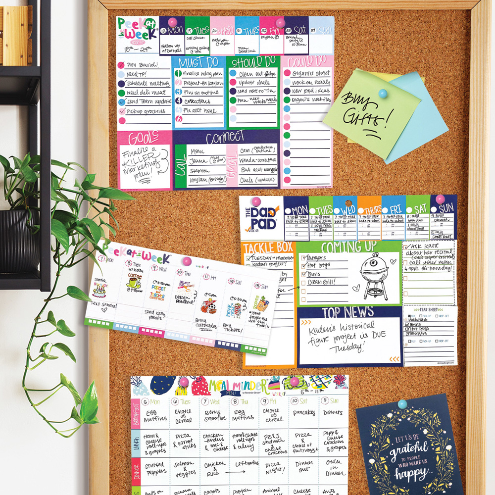 Family Command Center | Weekly Planner Pads Bundle