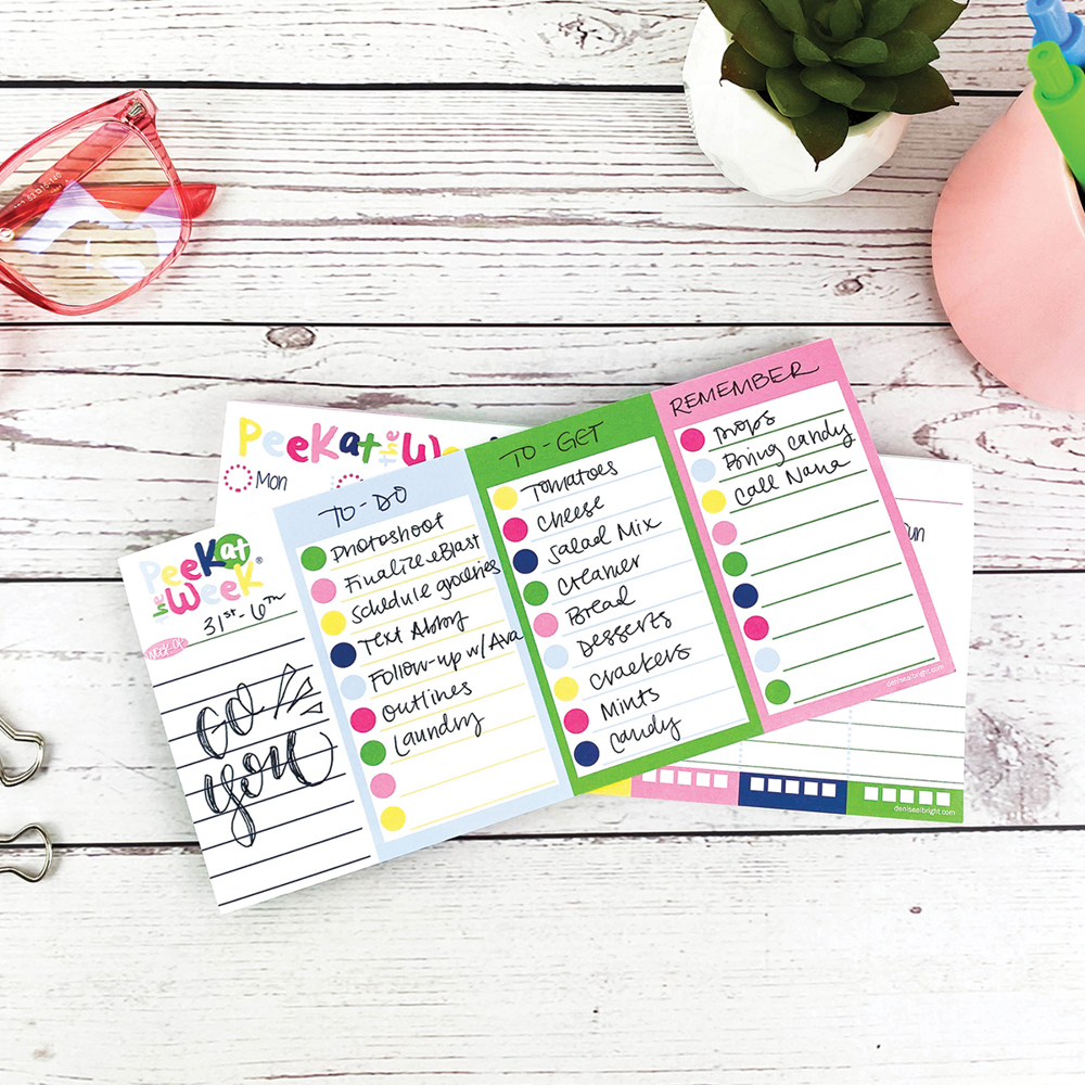 Plan Your Way Bundle | Daily & Weekly Planner Pads