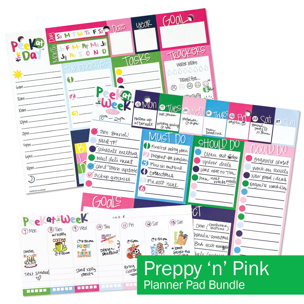 Plan Your Way Bundle | Daily & Weekly Planner Pads