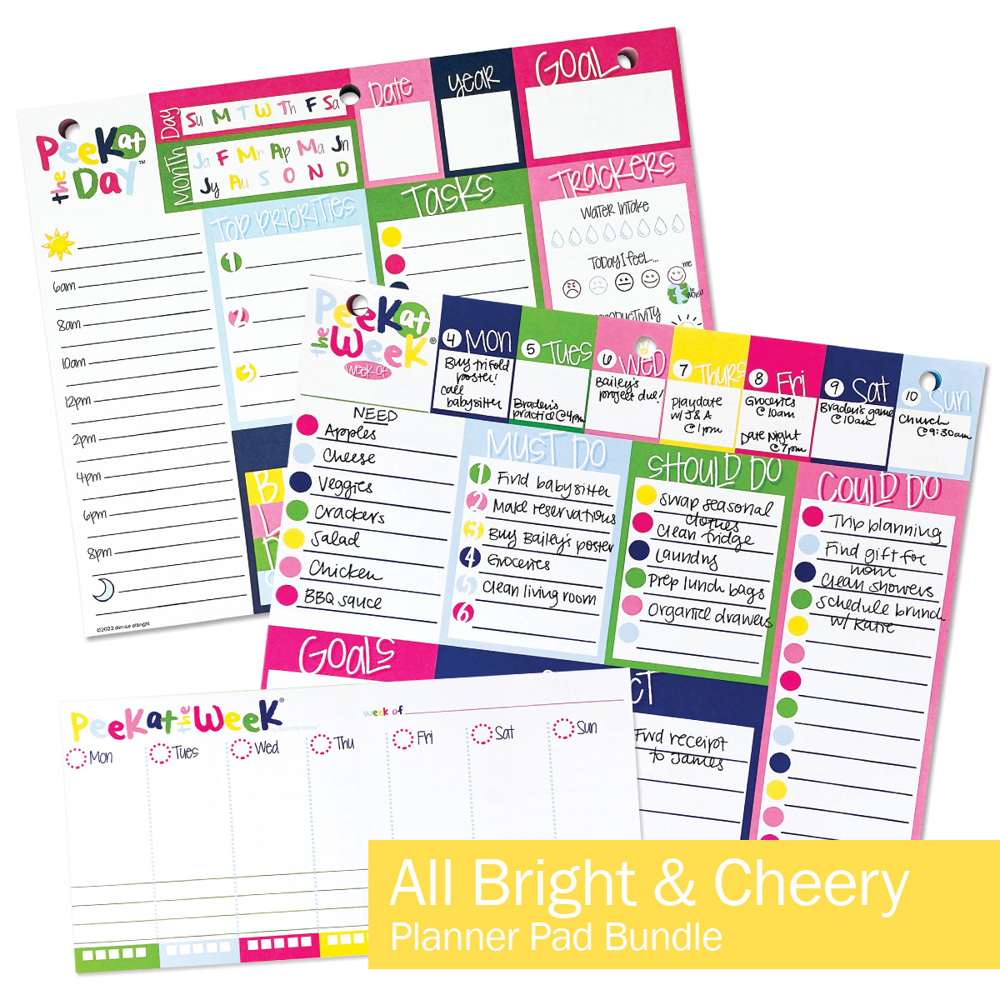 Plan Your Way Bundle | Daily & Weekly Planner Pads