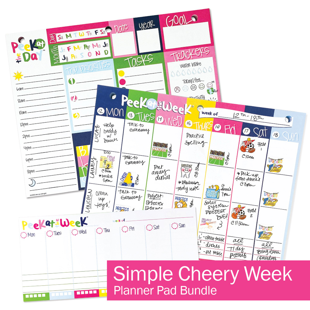 Plan Your Way Bundle | Daily & Weekly Planner Pads