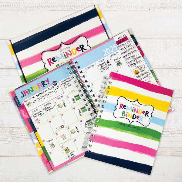 2025-26 Reminder Binder® Planner | January 2025 - June 2026