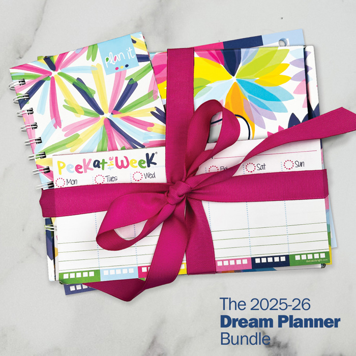 NEW! Dream Planner Bundle | 2025-26 Reminder Binder® + 2 Planner Pads & Pocket Notebook