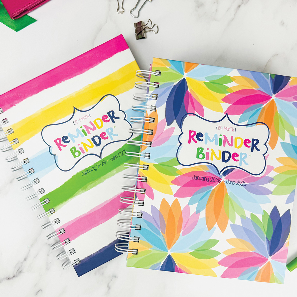 2025-26 Reminder Binder® Planner | January 2025 - June 2026 | Set of 2 Planners