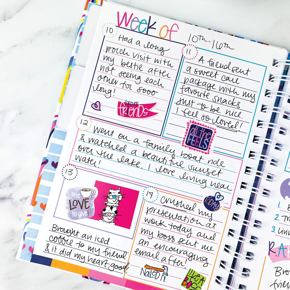 Gratitude Finder® Gratitude Journal + Sticker Bundle