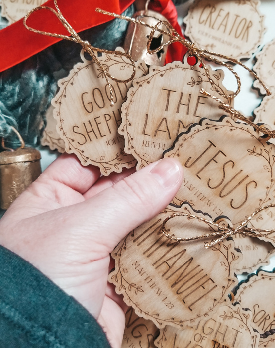 25 Names of Jesus Ornaments
