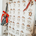  Christmas Advent Calendar Tokens- Set of 12 