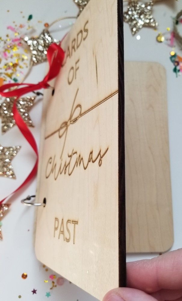 Card Keepsake Holder-Christmas Past