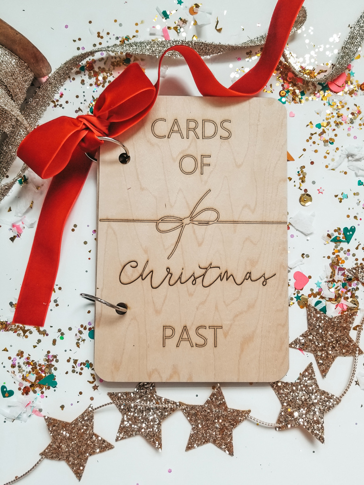 Card Keepsake Holder-Christmas Past