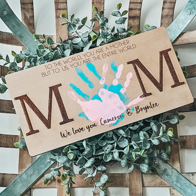 Mother's Day Handprint Keepsake