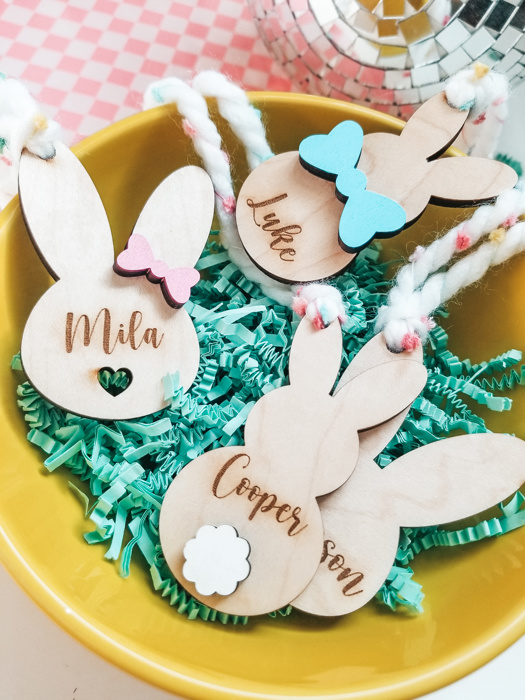 Personalized Easter Basket Tag