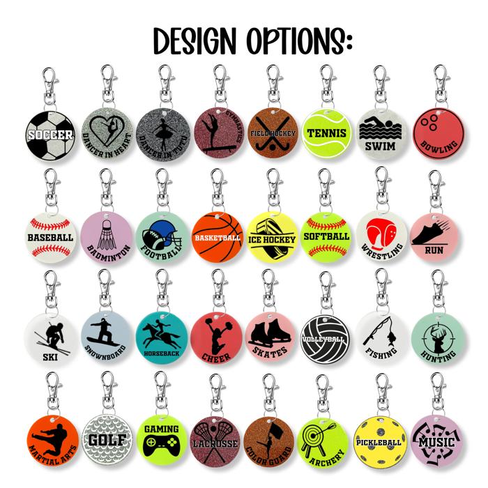 Personalized Sport Ornament, 2 Inch Acrylic - Custom Sport Keepsake, Gift Under 10, Personalized Gift