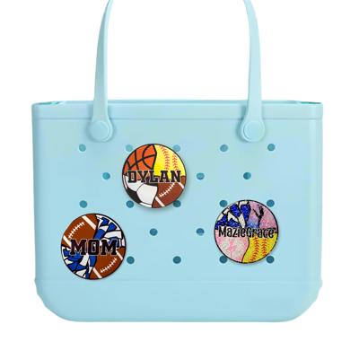 Custom 4 Sport Bag Charm | 3.5 Inch