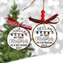  First Christmas Sibling Keepsake Ornament