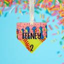  Personalized Drip Home Plate Ornament- 3 Inch