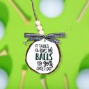  Custom Golf Tree Slice Ornament