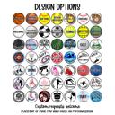  Custom Multi-Sport Bag Charm Or Bag Tag | 3.5 Inch