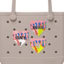  Personalized Home Plate Drip Bag Charm | 3 Inch