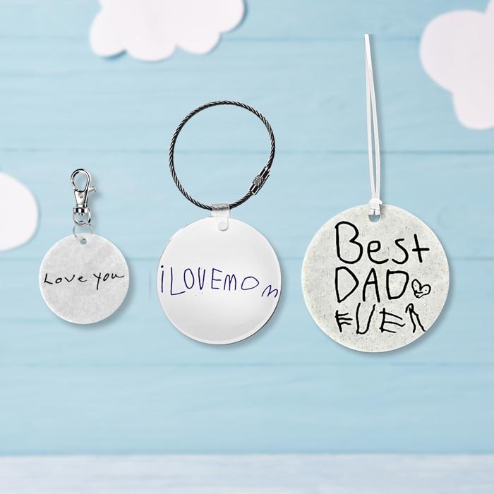 Custom Handwriting Or Drawing Keychain | 2.5 Inch Acrylic | Personalized Gift