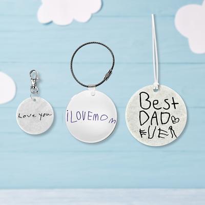 Custom Handwriting Or Drawing Keychain | 2.5 Inch Acrylic | Personalized Gift