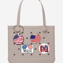  USA Bag Charm Or Keychain | 2.5 Inch