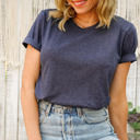  80+ Colors - T-Shirt (Crewneck) | Poly-Cotton Heathered Colors Jersey Tee (Unisex)  | Bella Canvas