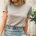  80+ Colors - T-Shirt (Crewneck) | Poly-Cotton Heathered Colors Jersey Tee (Unisex)  | Bella Canvas