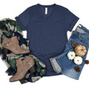  21 Colors T-Shirt (V-Neck) |  Heathered Super Soft Bella Canvas T-Shirt