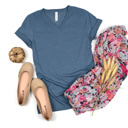  21 Colors T-Shirt (V-Neck) |  Heathered Super Soft Bella Canvas T-Shirt