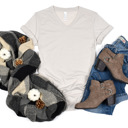  21 Colors T-Shirt (V-Neck) |  Heathered Super Soft Bella Canvas T-Shirt