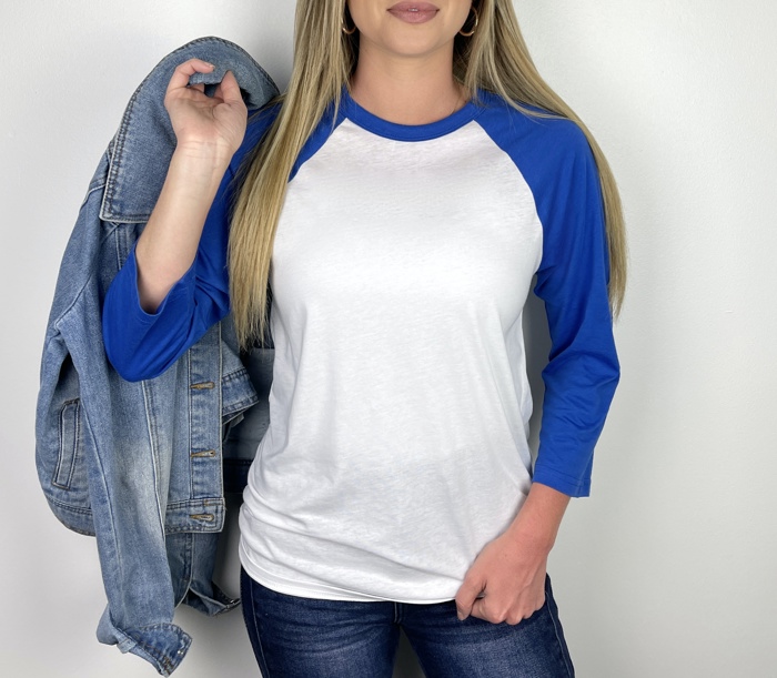 31 Colors Raglan Dual Colored T-shirt (Baseball) | Three-Quarter Sleeve Baseball Tee