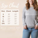  30+ Colors - Ultra Soft T-Shirt Fabric Long Sleeve (Crewneck) | Poly-Cotton Heathered Colors Jersey (Unisex) Bella Canvas