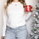  30+ Colors - Ultra Soft T-Shirt Fabric Long Sleeve (Crewneck) | Poly-Cotton Heathered Colors Jersey (Unisex) Bella Canvas