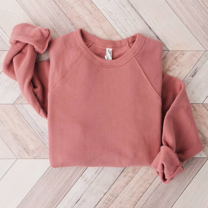 40+ Colors - Sweatshirt (Crewneck) | Sponge Fleece Raglan (Unisex) | Bella Canvas